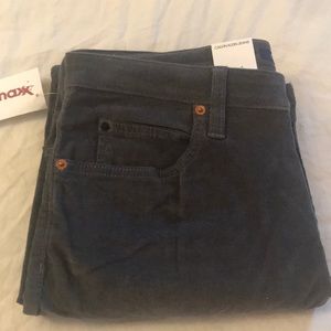 Calvin Klein Jeans Brand Grey Thin-Wale Corduroys